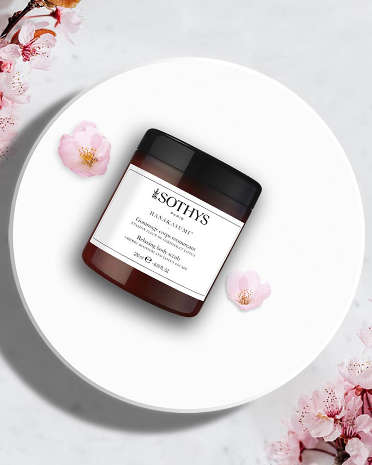 Gommage corps ressourçant Evasion Fleur de cerisier et lotus - fiore di ciliegio e loto - SOTHYS